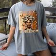 Education Is Freedom Teacher Books Black History Women Women's Comfort Colors T-Shirt Gray