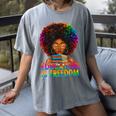 Education Is Freedom Teacher Books History Month Women's Comfort Colors T-Shirt Gray Education Is Freedom Teacher Books History Month Women's Comfort Colors T-Shirt Gray