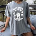 Education Is Freedom History Books African Pride Women Women's Comfort Colors T-Shirt Gray Education Is Freedom History Books African Pride Women Women's Comfort Colors T-Shirt Gray