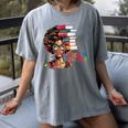 Education Is Freedom History Month Teacher Books Afro Women's Comfort Colors T-Shirt Gray