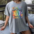 Equal Rights Book Flower Equality Peace Love Kindness Book Women's Comfort Colors T-Shirt Gray Equal Rights Book Flower Equality Peace Love Kindness Book Women's Comfort Colors T-Shirt Gray