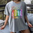 Equality Books Peace Love Compassion LGBT Gay Lesbian Pride Women's Comfort Colors T-Shirt Gray Equality Books Peace Love Compassion LGBT Gay Lesbian Pride Women's Comfort Colors T-Shirt Gray