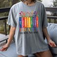 Equality Hurts No One LGBTQ Pride Books And Flowers Women's Comfort Colors T-Shirt Gray