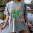 Eric Carle Very Hungry Caterpillar Day Children's Book Women's Comfort Colors T-Shirt Gray Eric Carle Very Hungry Caterpillar Day Children's Book Women's Comfort Colors T-Shirt Gray