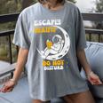 Escaped Reality Do Not Disturb Book Lover Women's Comfort Colors T-Shirt Gray