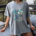 Fantasy Dragon Reading Magical Book Lover Halloween Vibes Women's Comfort Colors T-Shirt Gray Fantasy Dragon Reading Magical Book Lover Halloween Vibes Women's Comfort Colors T-Shirt Gray