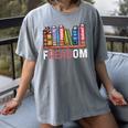 Freadom Anti Ban Books Freedom To Read Book Lover Reading Women's Comfort Colors T-Shirt Gray Freadom Anti Ban Books Freedom To Read Book Lover Reading Women's Comfort Colors T-Shirt Gray