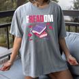 Freadom Anti Ban Books Freedom To Read Book Reading Women's Comfort Colors T-Shirt Gray