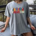Freadom Anti-Banned Books – Read Banned Books Library Women's Comfort Colors T-Shirt Gray