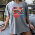 Freadom To Read Book Lover Reading Freedom Women's Comfort Colors T-Shirt Gray