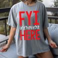 Fyi Introvert Here Raglan Baseball Tee Women's Comfort Colors T-Shirt Gray