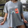 Gamer Book Lover Girl Women Bookworm Video Gaming Daughter Women's Comfort Colors T-Shirt Gray Gamer Book Lover Girl Women Bookworm Video Gaming Daughter Women's Comfort Colors T-Shirt Gray