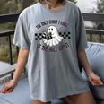 The Only Ghost I Know Is The Holy Ghost Ghost Read Book Women's Comfort Colors T-Shirt Gray