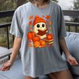 Ghost Reading Book Lovers Autumn Fall Halloween Women's Comfort Colors T-Shirt Gray