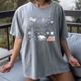Girl Coquette Bow Just One More Chapter Book Bookish Reading Women's Comfort Colors T-Shirt Gray