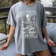 Good Girl Dirty Books Humor Dark Romance Bookworm Women's Comfort Colors T-Shirt Gray