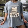All The Good Men Are In My Books Romance Novel Women's Comfort Colors T-Shirt Gray