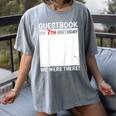 Guestbook 7th Birthday 7 Year Old Born 2018 Bday Women's Comfort Colors T-Shirt Gray