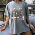 Happy 100 Days In The Books Reading Celebration Graphic Tees Women's Comfort Colors T-Shirt Gray