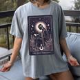 High Priestess Tarot Art Celestial Mystic Book Lover Women's Comfort Colors T-Shirt Gray High Priestess Tarot Art Celestial Mystic Book Lover Women's Comfort Colors T-Shirt Gray
