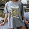 On My Way To Hoard Books And Cause Chaos Women's Comfort Colors T-Shirt Gray