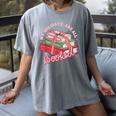 My Holidays Are All Booked Christmas Reading Books Bookish Women's Comfort Colors T-Shirt Gray