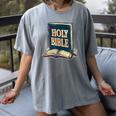 Holy Book Costume For Jesus And Bible Lovers Women's Comfort Colors T-Shirt Gray Holy Book Costume For Jesus And Bible Lovers Women's Comfort Colors T-Shirt Gray