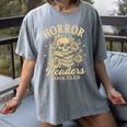 Horror Reading Spooky Vibes Bookish Horror Readers Book Club Women's Comfort Colors T-Shirt Gray Horror Reading Spooky Vibes Bookish Horror Readers Book Club Women's Comfort Colors T-Shirt Gray