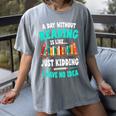 Humor Book Reader A Day Without Reading Is Like Women's Comfort Colors T-Shirt Gray Humor Book Reader A Day Without Reading Is Like Women's Comfort Colors T-Shirt Gray