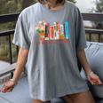 I'm With The Banned Books – Book Lover Librarian Reading Women's Comfort Colors T-Shirt Gray