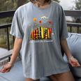 I'm With The Banned Banned Books Colorful Literary Fr Women's Comfort Colors T-Shirt Gray