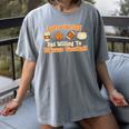 Introverted But Willing To Discuss Football Fall Women's Comfort Colors T-Shirt Gray