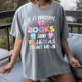 If It Involves Book And Pajamas Count Me In Bookworm Reading Women's Comfort Colors T-Shirt Gray If It Involves Book And Pajamas Count Me In Bookworm Reading Women's Comfort Colors T-Shirt Gray
