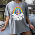 It's Book Fair Week Librarian Library Literacy Reading Women's Comfort Colors T-Shirt Gray