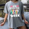 It's Book Fair Week Women's Comfort Colors T-Shirt Gray It's Book Fair Week Women's Comfort Colors T-Shirt Gray