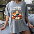 Its A Good Day To Read Book Cute Fox Sloth Owl Novel Reading Women's Comfort Colors T-Shirt Gray Its A Good Day To Read Book Cute Fox Sloth Owl Novel Reading Women's Comfort Colors T-Shirt Gray