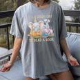 Its A Good Day To Read A Book Cute Pig & Elephant Adventure Women's Comfort Colors T-Shirt Gray