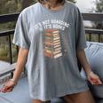 It's Not Hoarding If It's Books Book Reader Lover Women's Comfort Colors T-Shirt Gray It's Not Hoarding If It's Books Book Reader Lover Women's Comfort Colors T-Shirt Gray