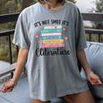 It's Not Smut It's Literature Dark Romance Smutt Book Lover Women's Comfort Colors T-Shirt Gray It's Not Smut It's Literature Dark Romance Smutt Book Lover Women's Comfort Colors T-Shirt Gray
