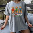 Just Booked For The Holidays Gingerbread Women's Comfort Colors T-Shirt Gray Just Booked For The Holidays Gingerbread Women's Comfort Colors T-Shirt Gray