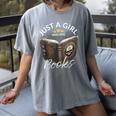 Just A Girl Who Loves Books Witchcraft Spell Book Halloween Women's Comfort Colors T-Shirt Gray Just A Girl Who Loves Books Witchcraft Spell Book Halloween Women's Comfort Colors T-Shirt Gray