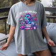 Just A Girl Who Loves Dragons And Books Cute Dragon Reading Premium Tri-Blend Women's Comfort Colors T-Shirt Gray