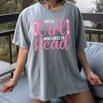 Just A Girl Who Loves To Read Book Lover Reading Books Women's Comfort Colors T-Shirt Gray