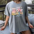 Just One More Chapter Artistic Pastel Book Lover Vibe Women's Comfort Colors T-Shirt Gray Just One More Chapter Artistic Pastel Book Lover Vibe Women's Comfort Colors T-Shirt Gray