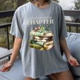 Just One More Chapter Book Lover Women's Comfort Colors T-Shirt Gray