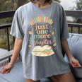 Just One More Chapter Cozy Book Lover Reading & Coffee Women's Comfort Colors T-Shirt Gray Just One More Chapter Cozy Book Lover Reading & Coffee Women's Comfort Colors T-Shirt Gray