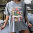 Just One More Chapter Reading Book Lover Women's Comfort Colors T-Shirt Gray