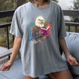 Kawaii Eagle Reads Book Reading Library Book Bookworm Women's Comfort Colors T-Shirt Gray