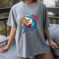 Kawaii Shark Reads Book Reading Library Book Bookworm Women's Comfort Colors T-Shirt Gray Kawaii Shark Reads Book Reading Library Book Bookworm Women's Comfort Colors T-Shirt Gray