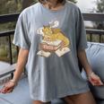 Be Kind Stay Weird Read Books Cute Dragon Women's Comfort Colors T-Shirt Gray